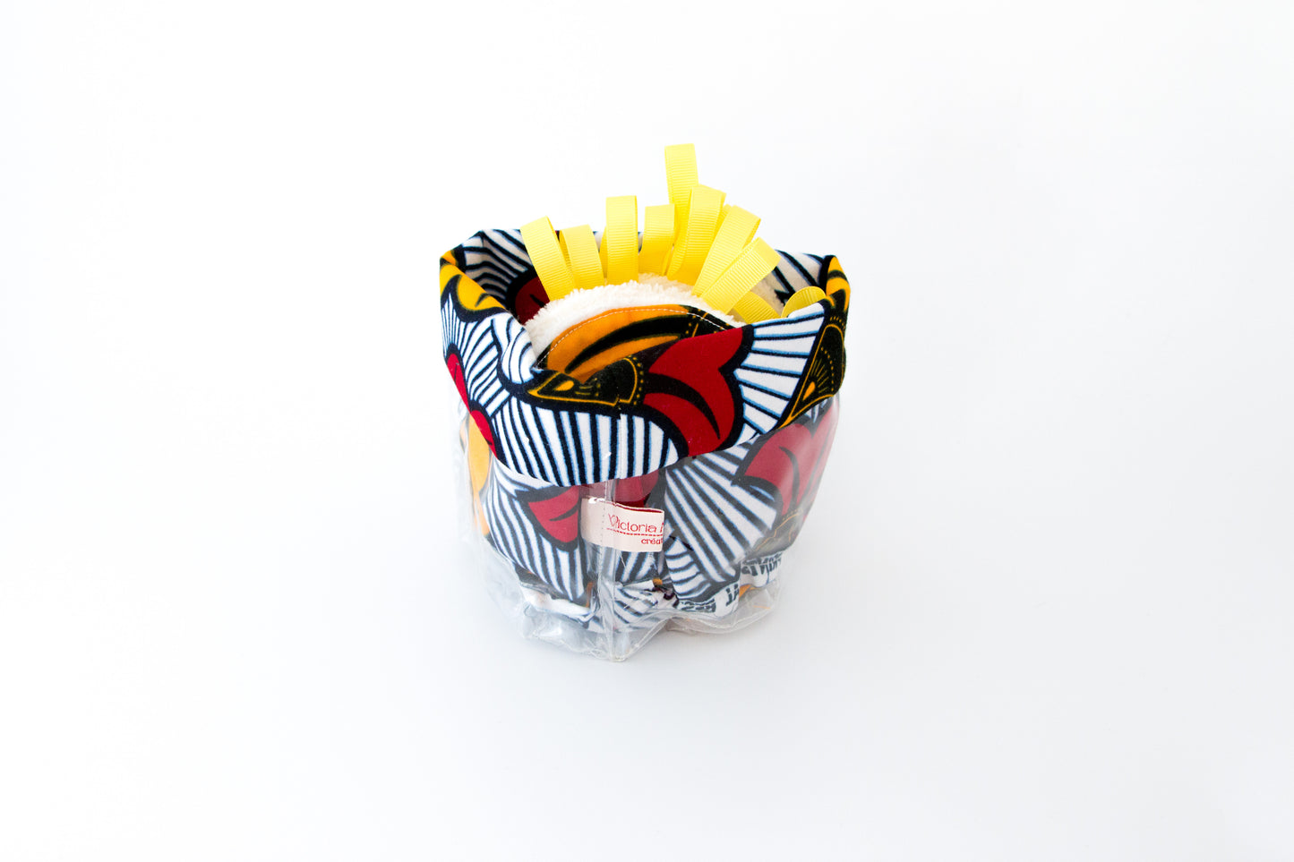 Panier avec lingettes démaquillante